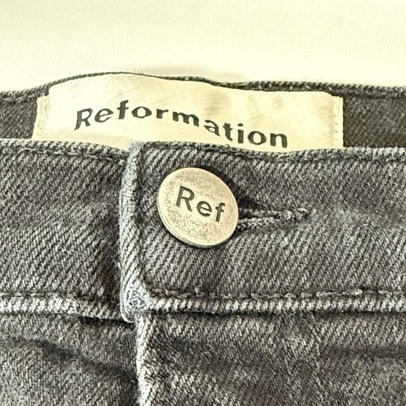 Reformation Women's size 28 Straight Black Jeans - Picture 14 of 14
